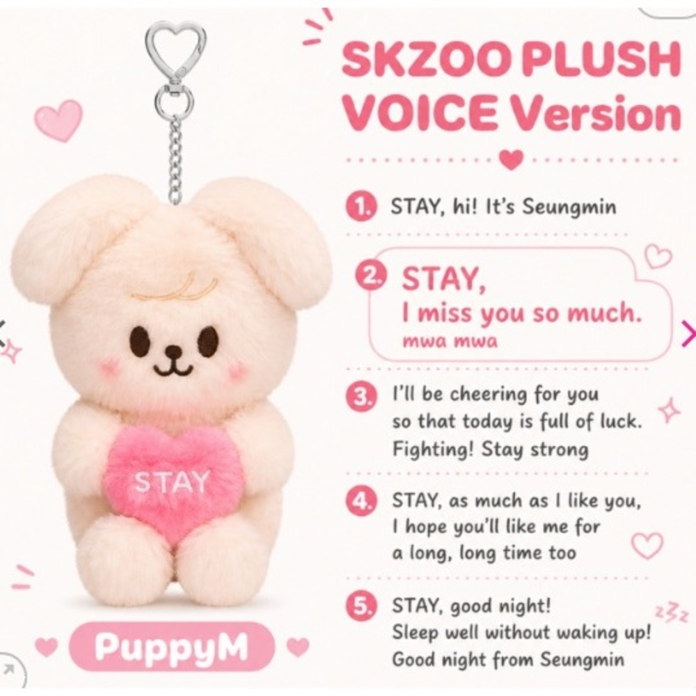 STRAY KIDS PUPPYM Seungmin 6th Fan Meeting Voice Version